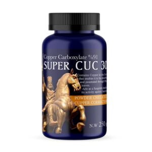 (Super Cuc 30): سوپر کوکسی – مس پودری کلات (کوپر کربوکسیلات 91٪) 250 گرمی